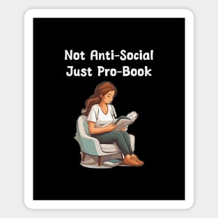 Not Anti-social, Just Pro-book Magnet